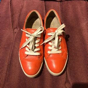 Clarks creamsicle sneakers size 6.5
